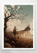 THE HOUSE ON THE CLIFF PRINT