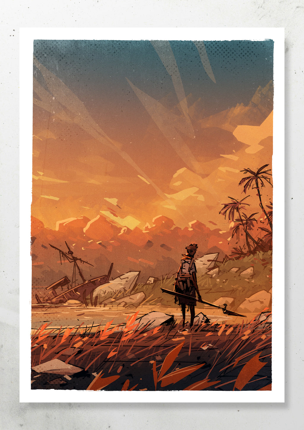 A WALL OF CLOUDS PRINT