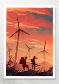WINDMILLS PRINT