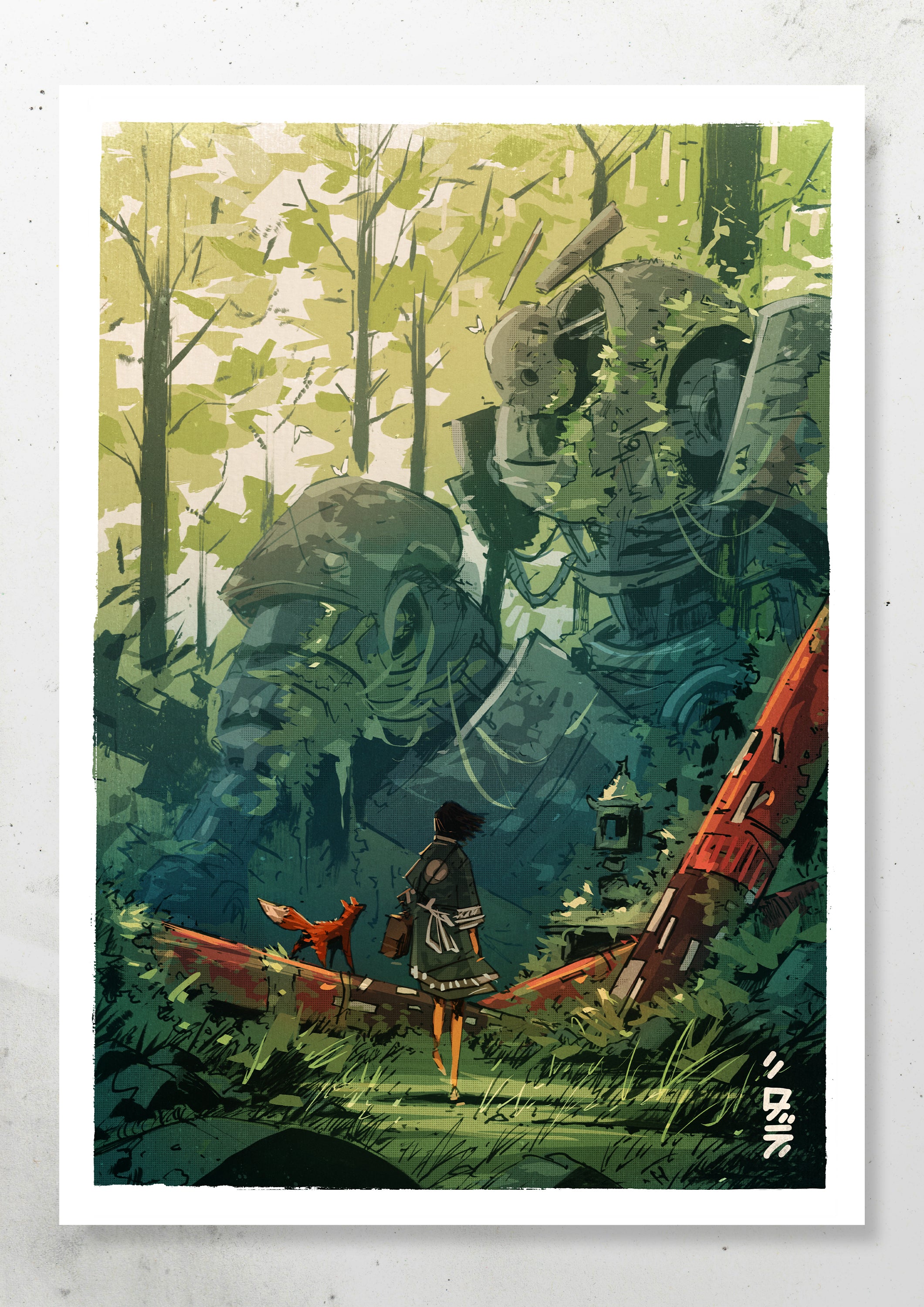INTO THE FOREST PRINT