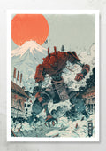 BATTLE AT MOUNT FUJI PRINT