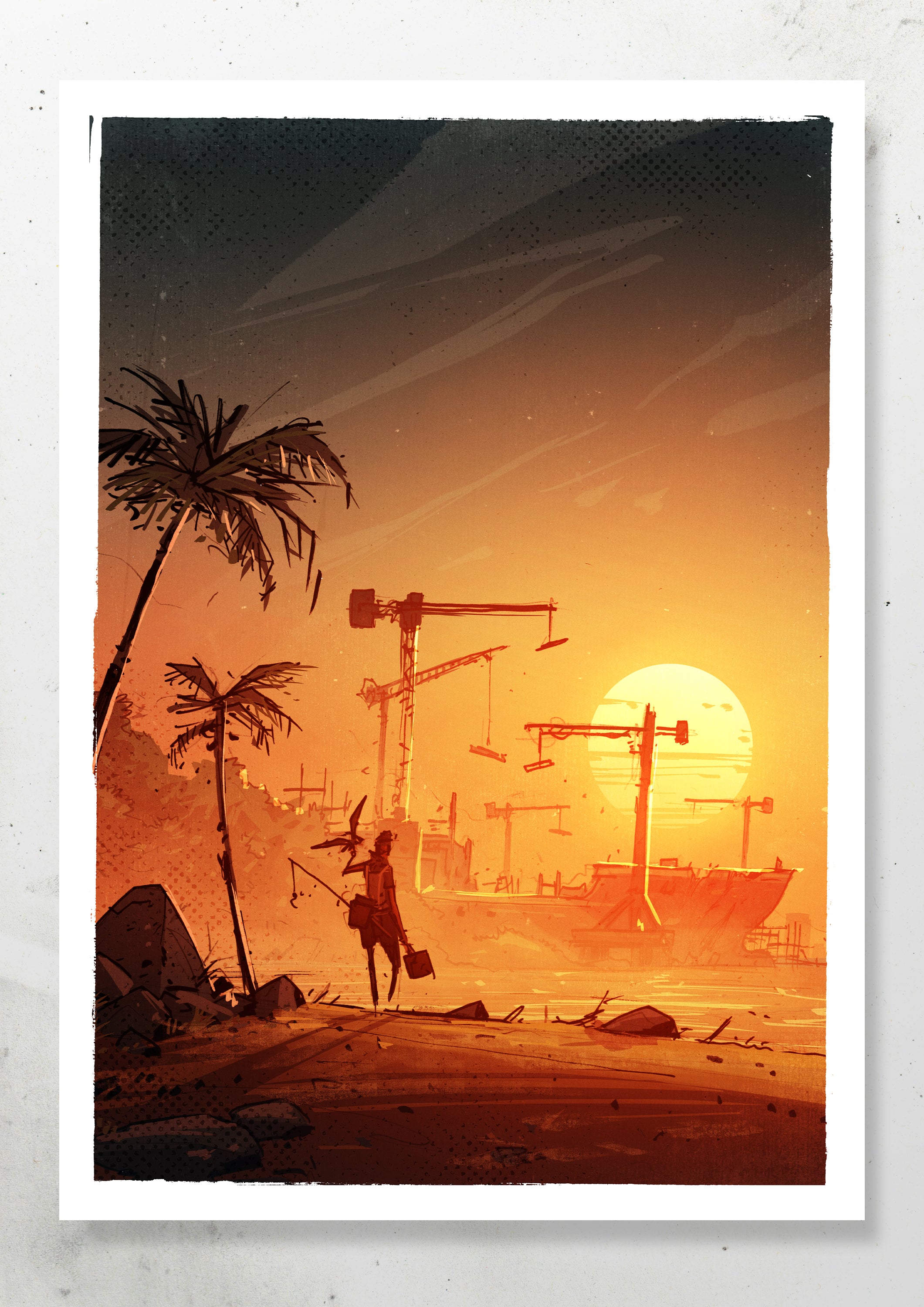 SUNSET PRINT
