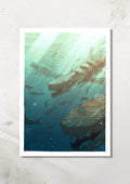 MECHANICAL WHALES PRINT