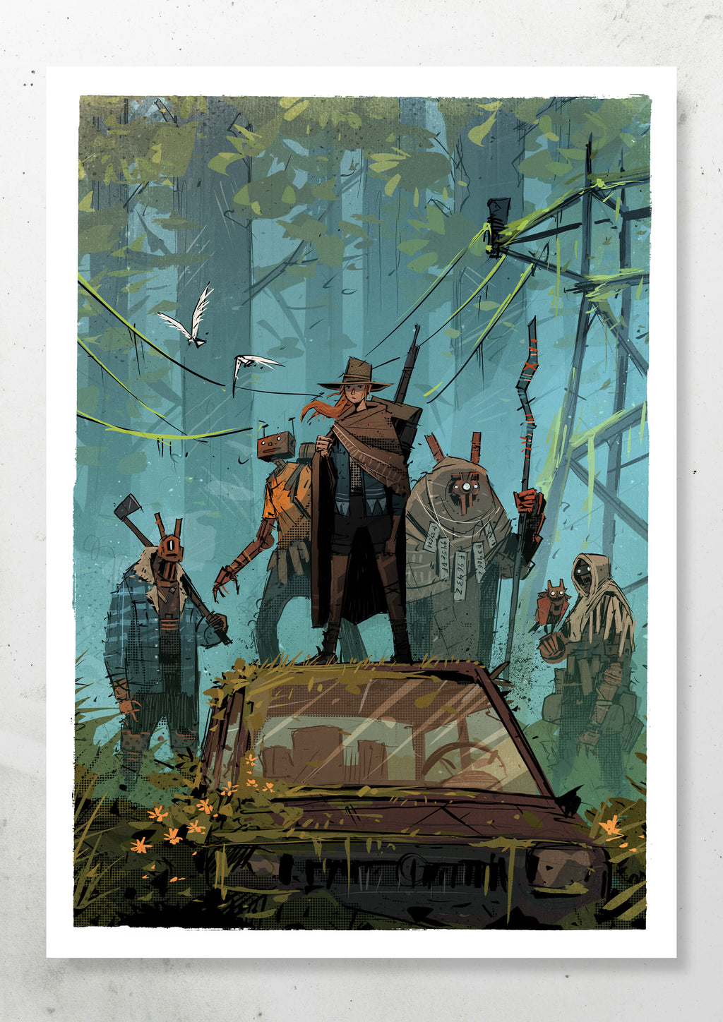 ROBOT FRIENDS PRINT