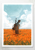 ORANGE FIELD PRINT