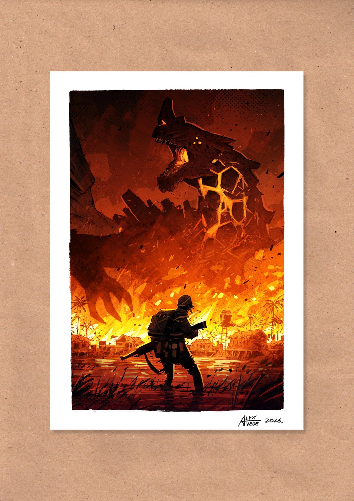 CLOUDS OF FIRE-DAY 15-PRINT