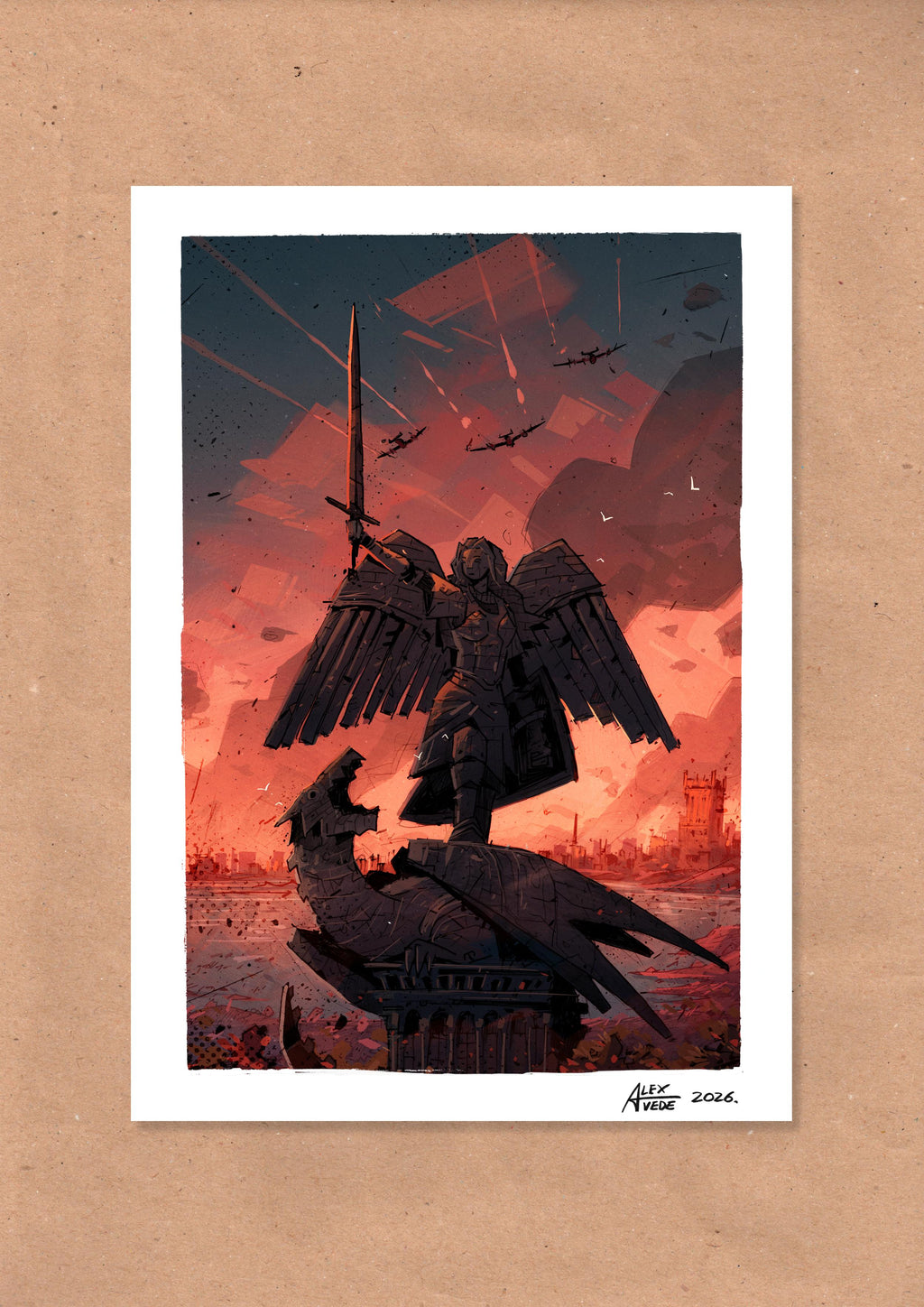 CLOUDS OF FIRE-DAY 23-PRINT