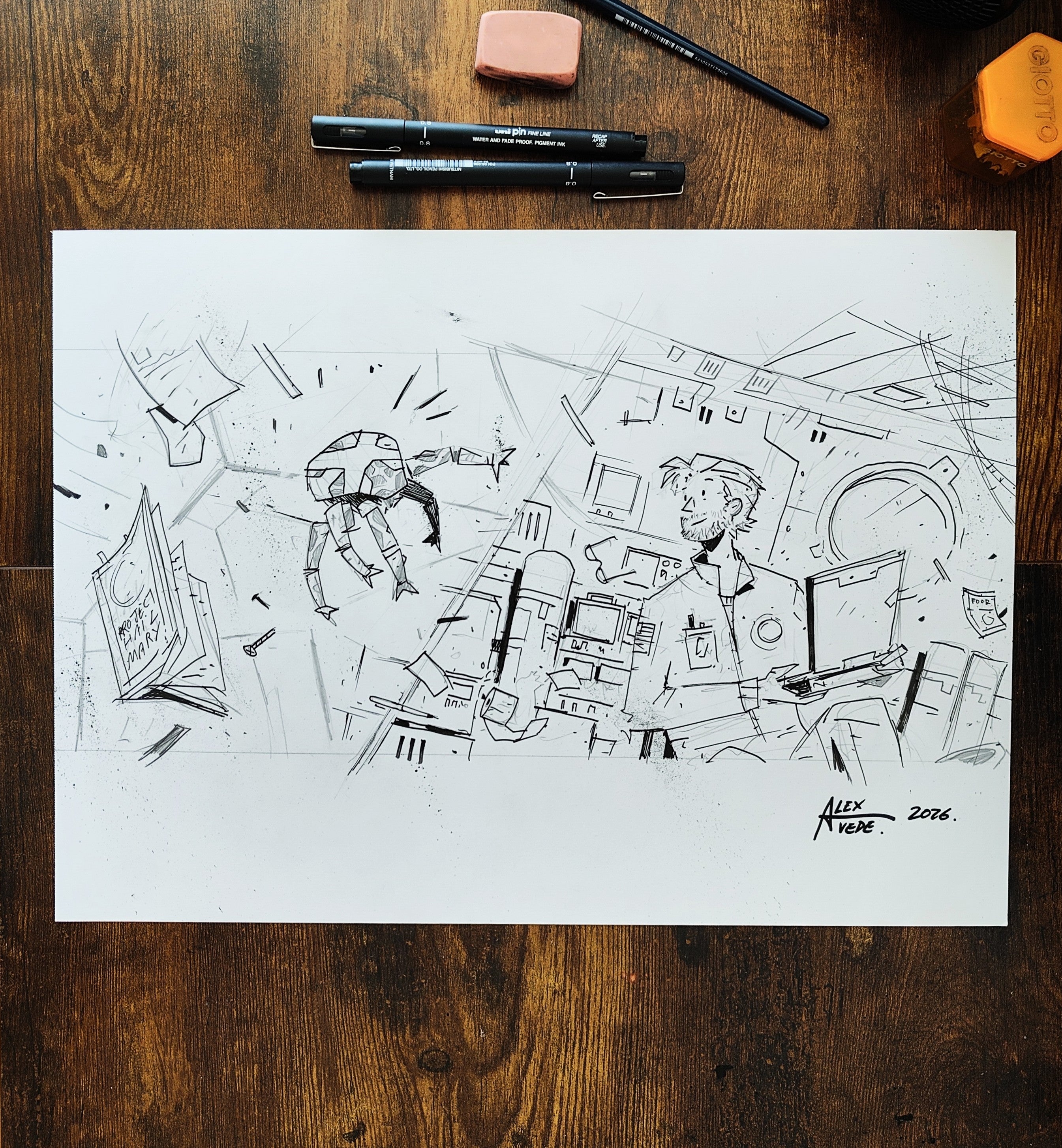 Project Hail Mary-Original artwork