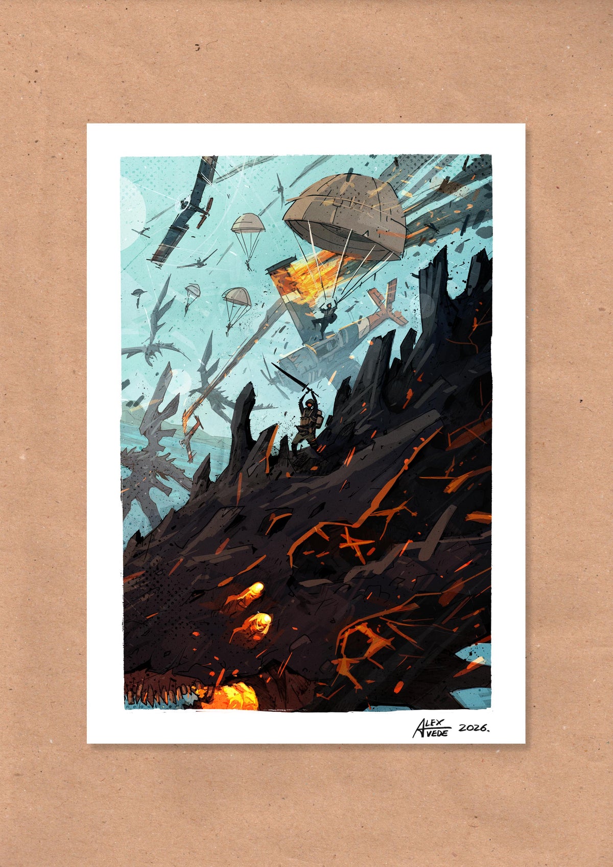 CLOUDS OF FIRE-DAY 10-PRINT