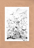 CLOUDS OF FIRE-DAY 11-ORIGINAL ARTWORK