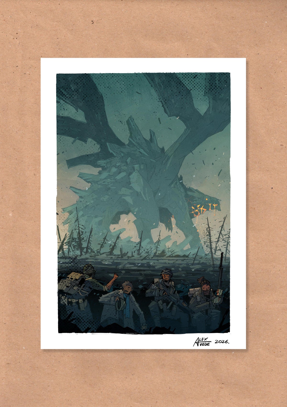 CLOUDS OF FIRE-DAY 6-PRINT