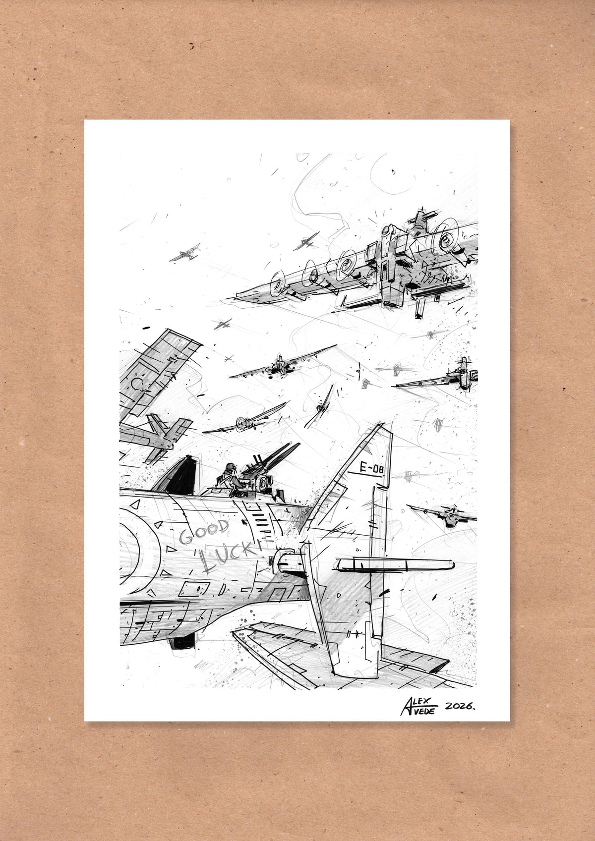 CLOUDS OF FIRE-DAY 3-ORIGINAL ARTWORK
