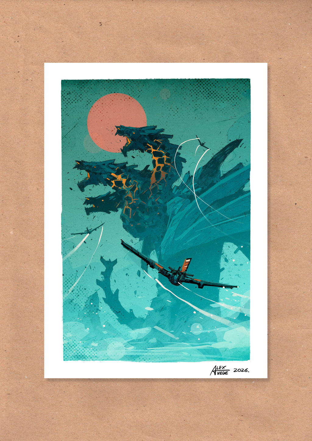CLOUDS OF FIRE-DAY 8-PRINT