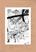 CLOUDS OF FIRE-DAY 9-ORIGINAL ARTWORK