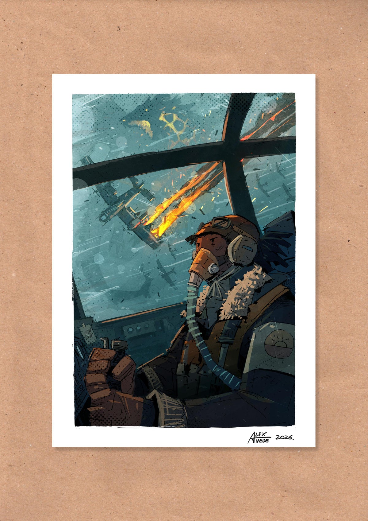 CLOUDS OF FIRE-DAY 9-PRINT