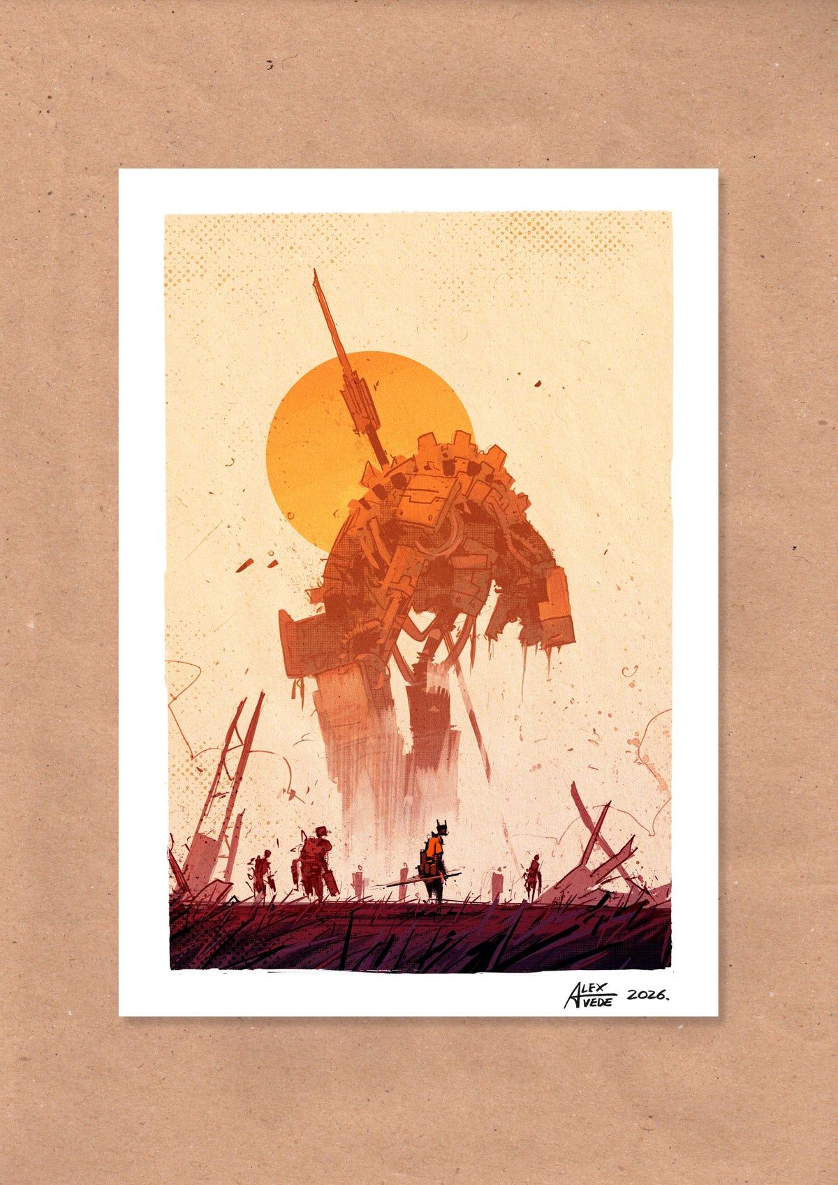 SUNSET OF THE MACHINES PRINT