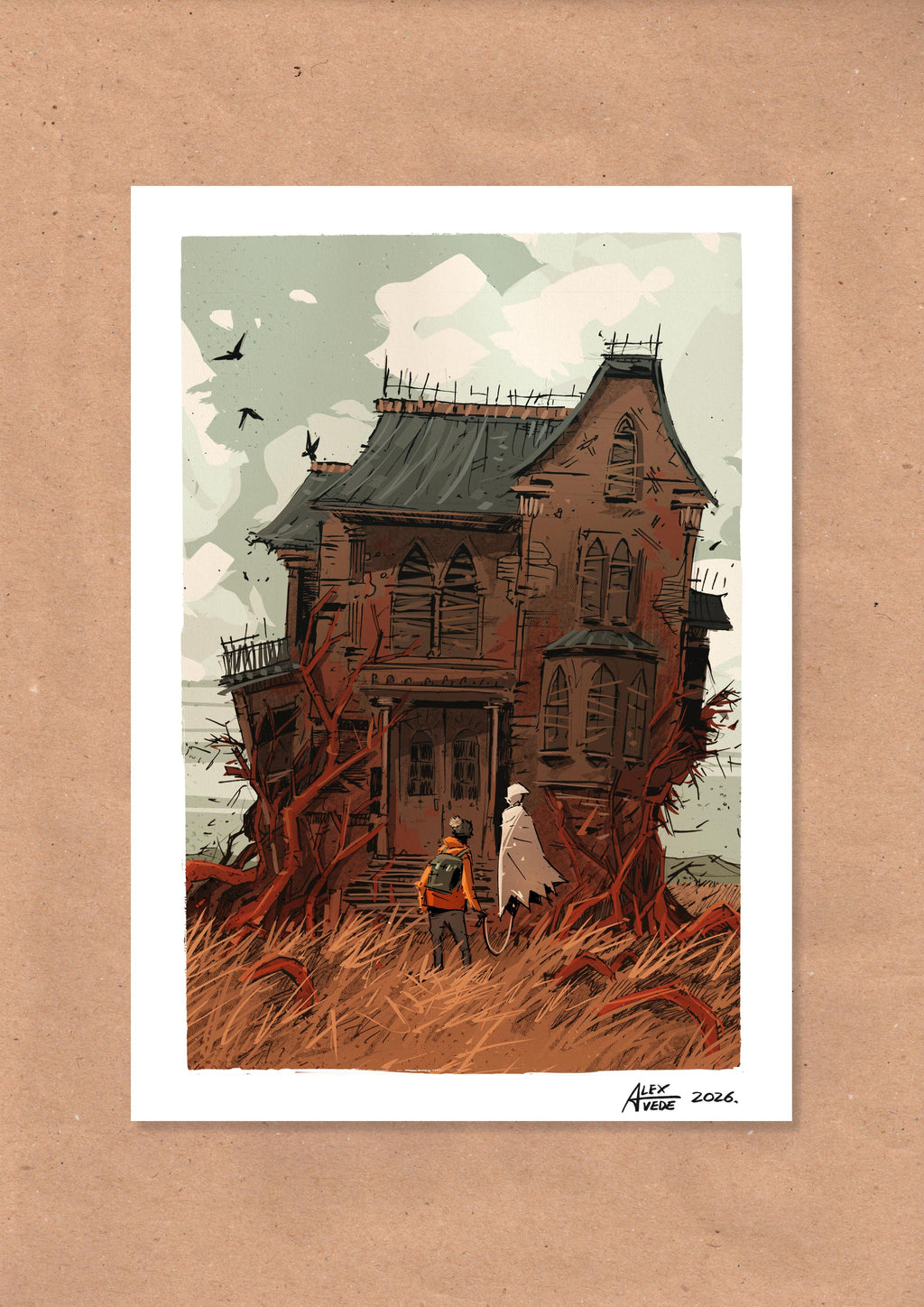 HAUNTED HOUSE PRINT