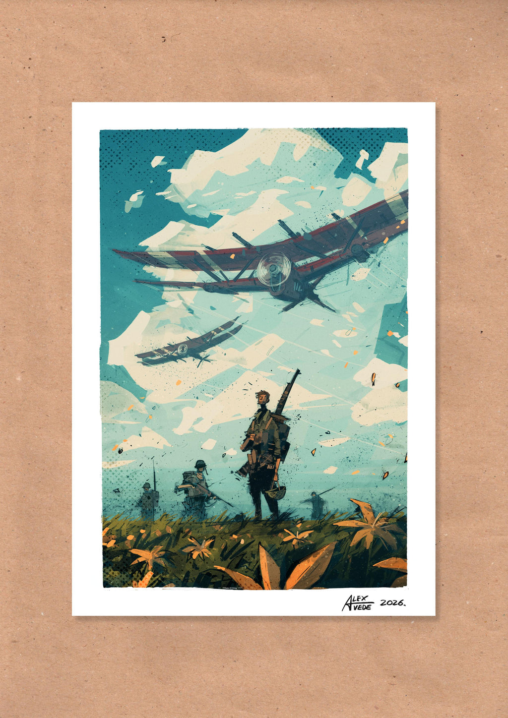 CLOUDS OF FIRE-DAY 24-PRINT