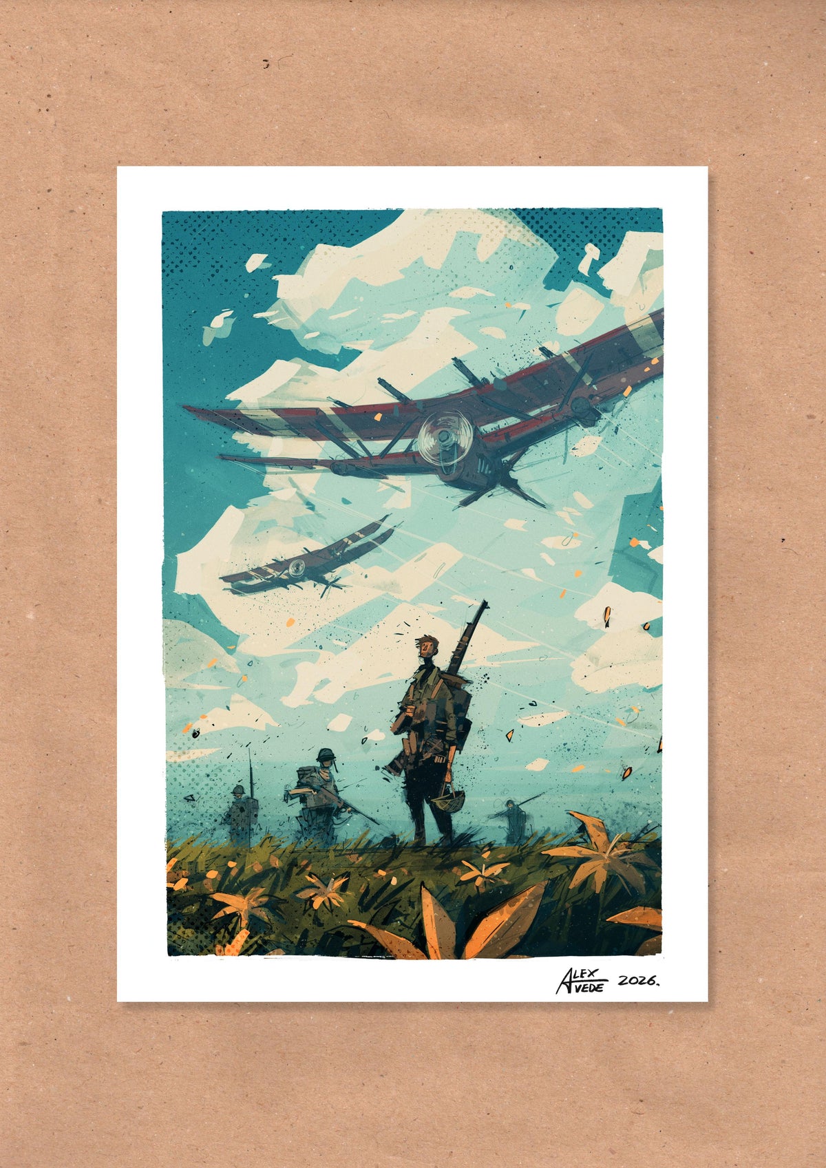 CLOUDS OF FIRE-DAY 24-PRINT