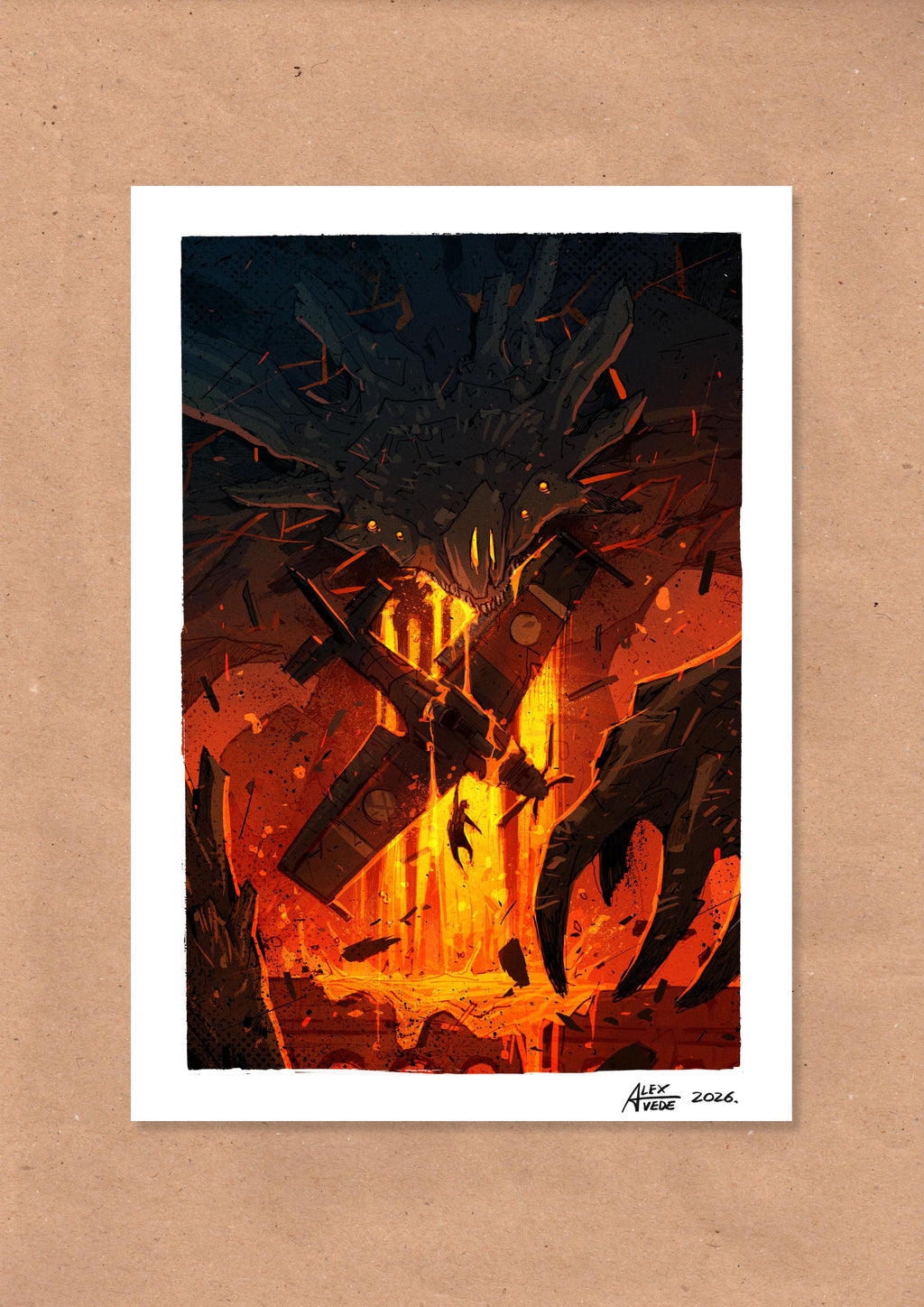 CLOUDS OF FIRE-DAY 27-PRINT