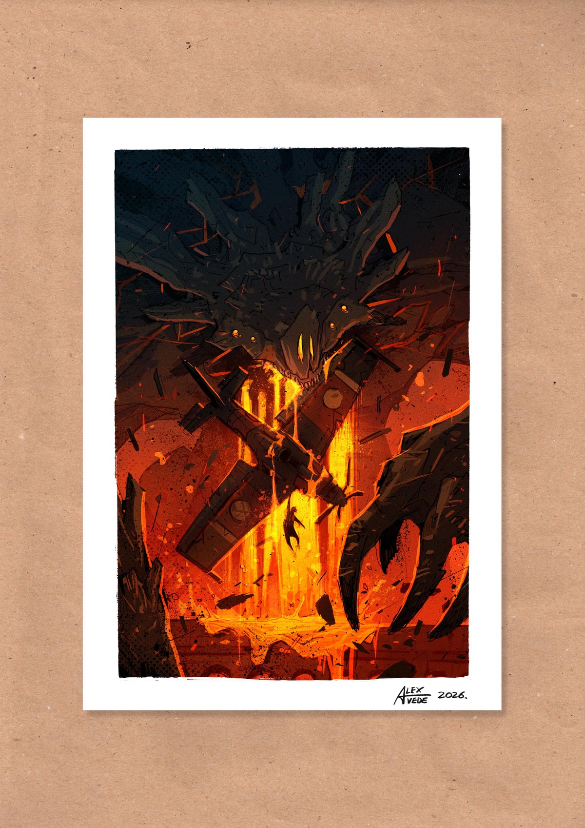 CLOUDS OF FIRE-DAY 27-PRINT
