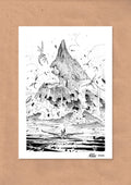 CLOUDS OF FIRE-DAY 28-ORIGINAL ARTWORK
