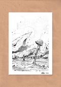 CLOUDS OF FIRE-DAY 29-ORIGINAL ARTWORK
