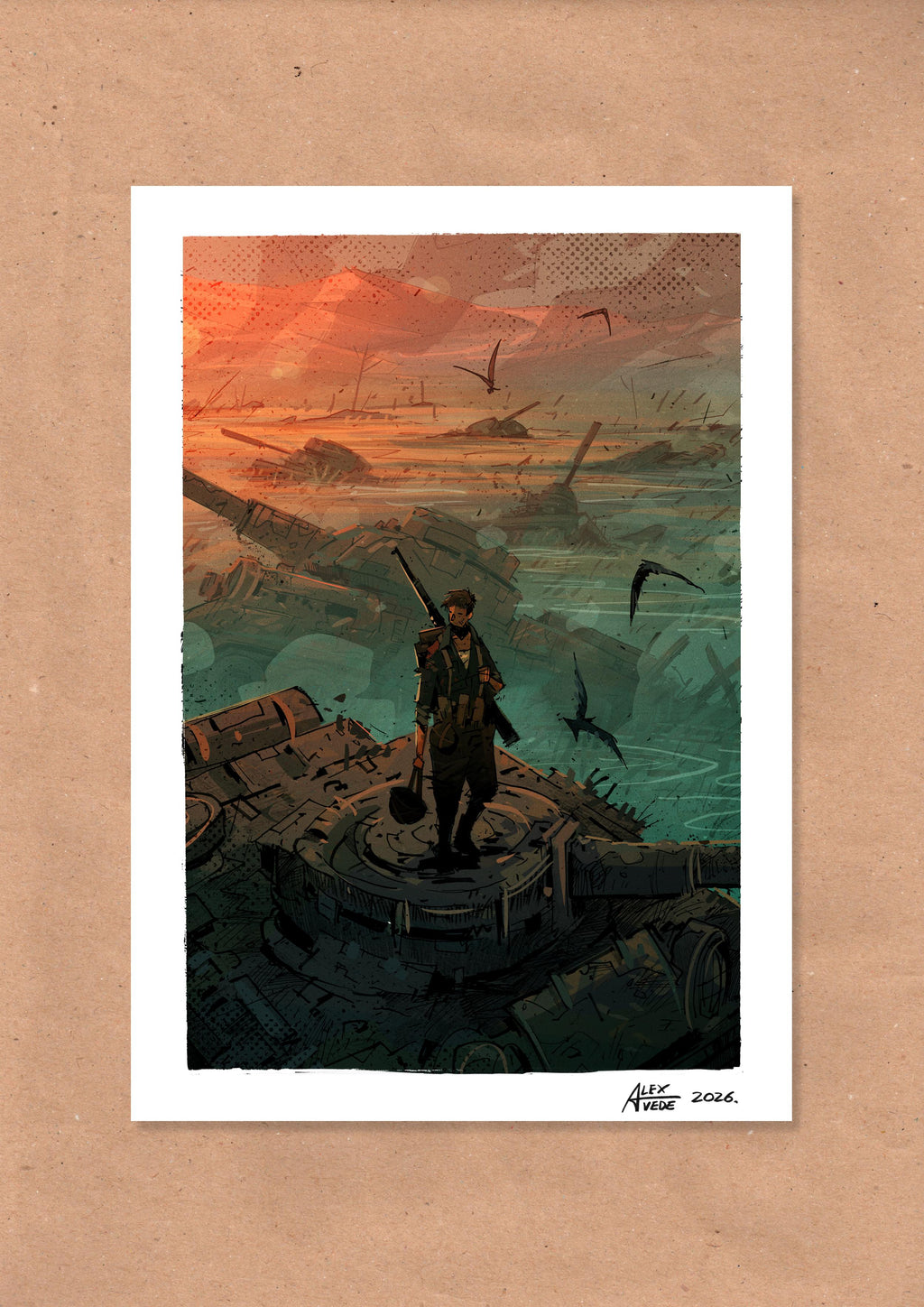 CLOUDS OF FIRE-DAY 21-PRINT