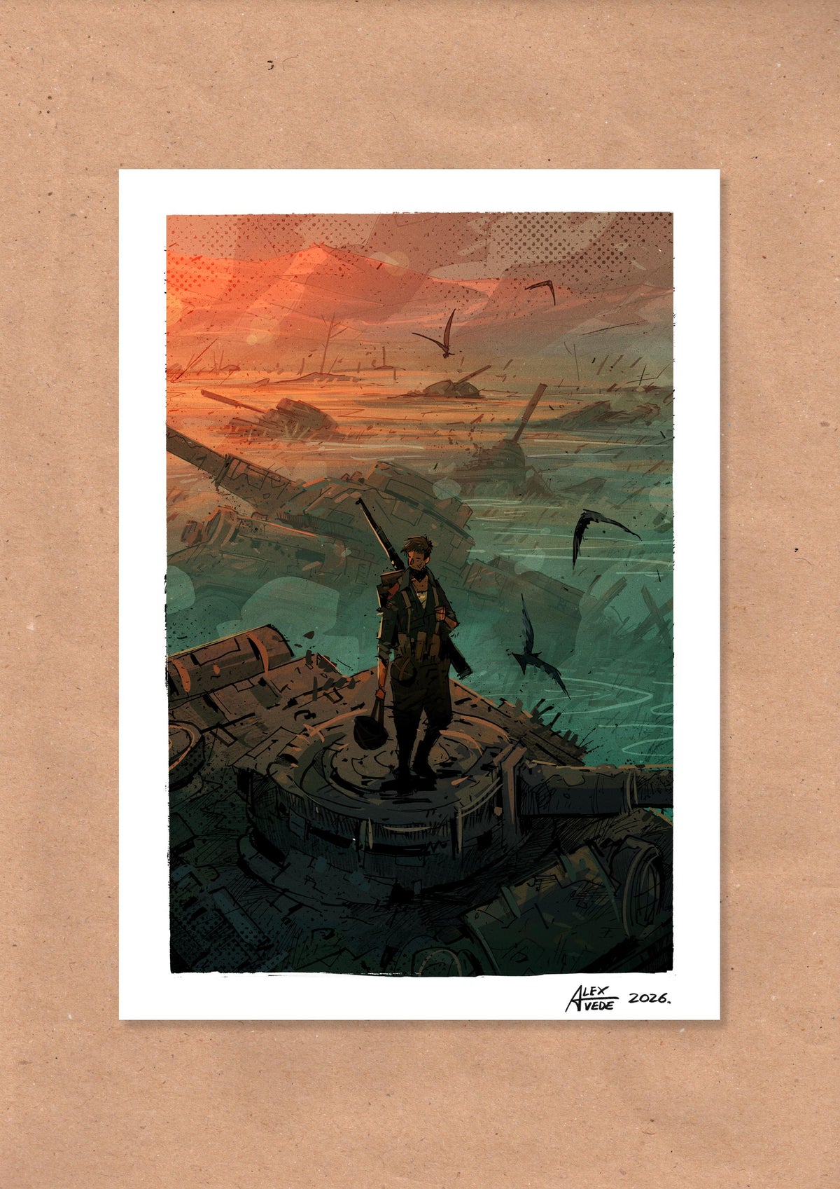 CLOUDS OF FIRE-DAY 21-PRINT