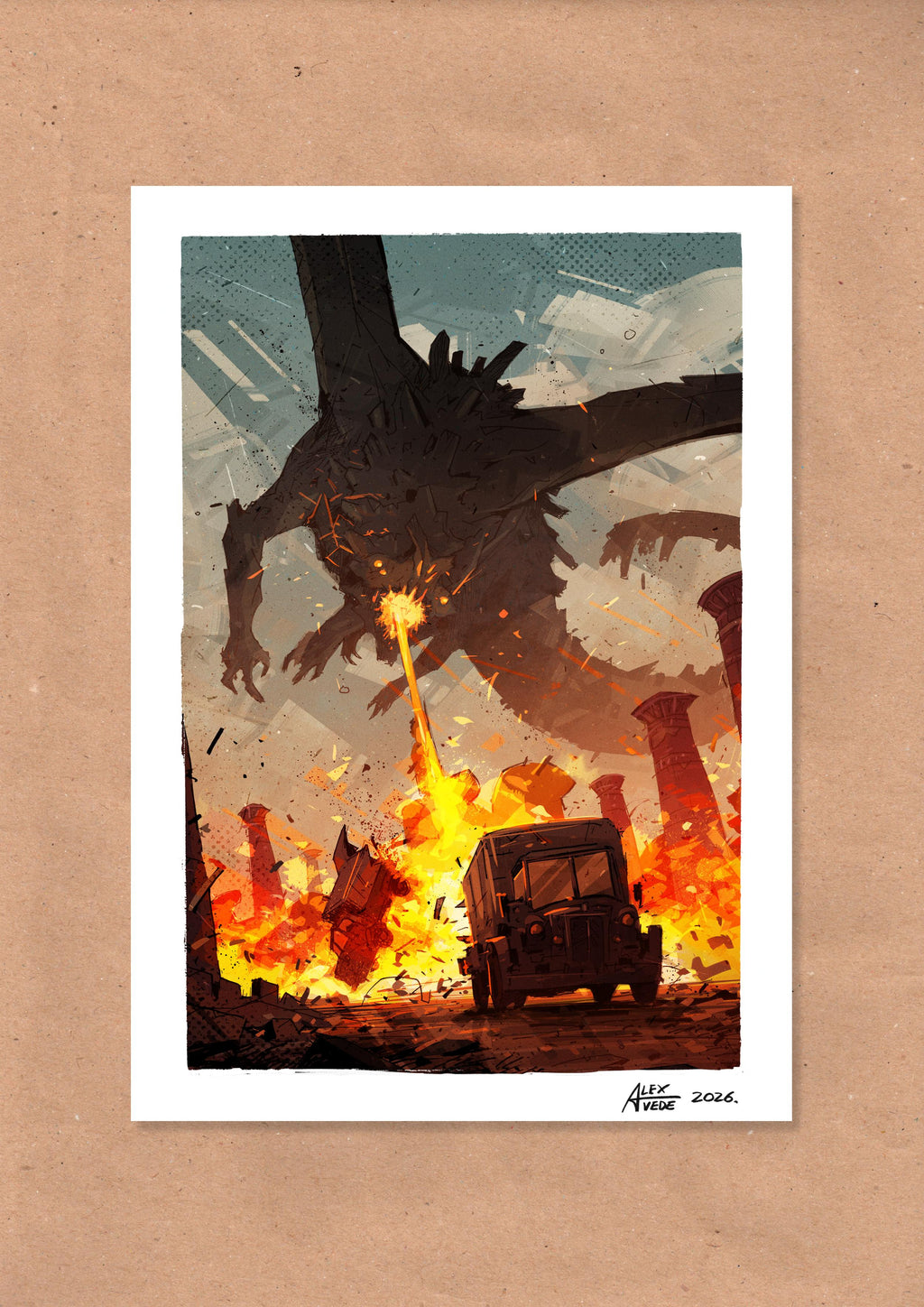 CLOUDS OF FIRE-DAY 19-PRINT